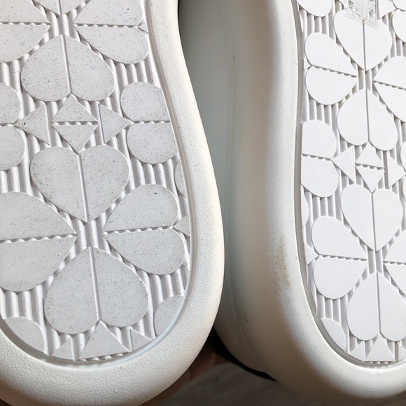 NWB Kate Spade Charli White and Black Sneakers size 7.5 - Picture 11 of 13